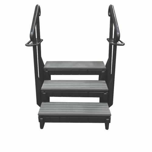 3 Tread Signature Spa Step With Dual Handrails