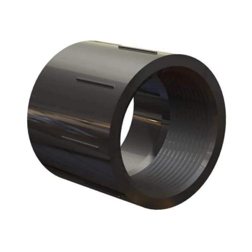 PVC 1.5" Black Coupler (Slip X FIP) 