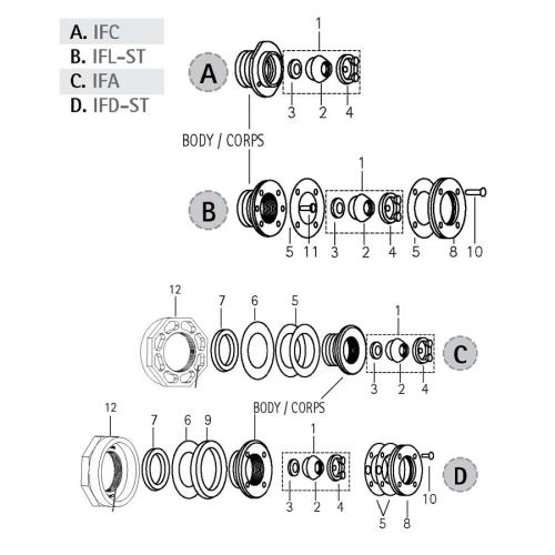 Jacuzzi - Fittings - Return Fitting Ifst Series