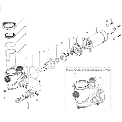 Jacuzzi - Pump Parts - Orka Series