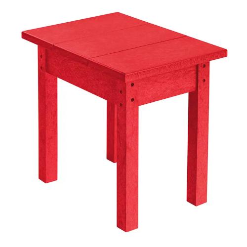 18" x 13" Small Side Table-Red