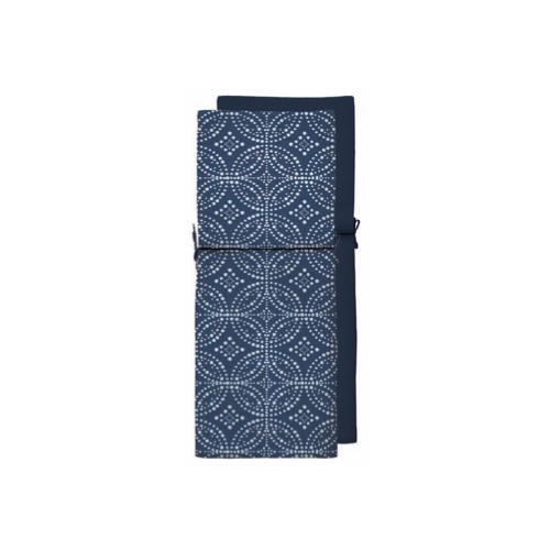 Chaise Lounge 22"X73"2.75" Navy Mandale/Solid Navy