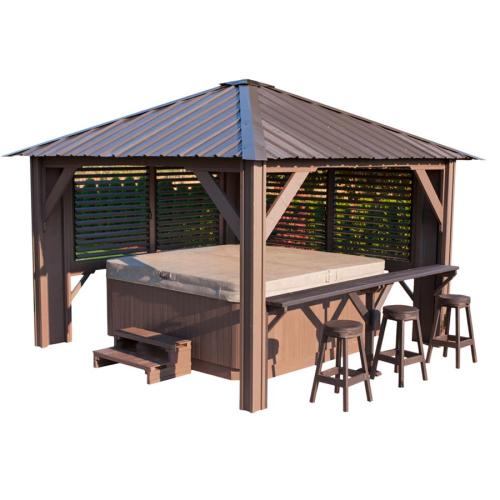FUR-0096BS Visscher Tuscany Gazebo