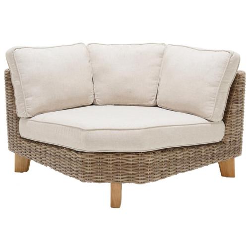 BAHAMAS CORNER CHAIR PEBBLE