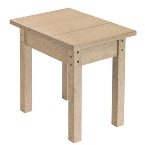 18" X 13" Small Side Table-Beige