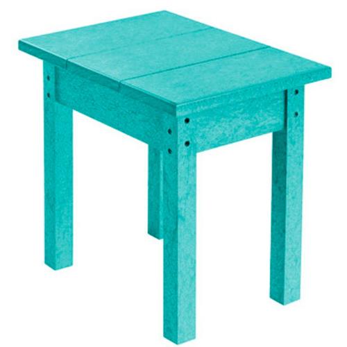 18" X 13" Small Side Table-Turquoise