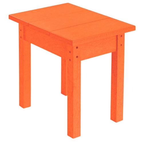 SMALL RECTANGLE SIDE TABLE ORANGE