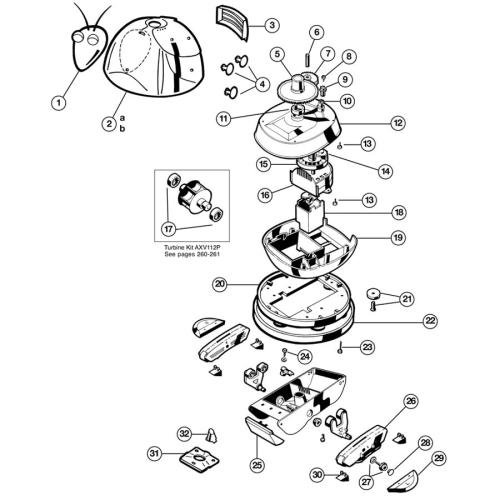 Hayward - Cleaner Parts - Aquabug 500 & W3500