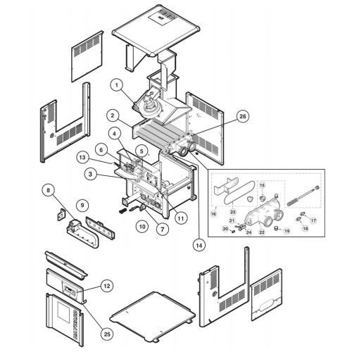 Hayward - Heater Parts - H-Series Low Nox Induced Draft
