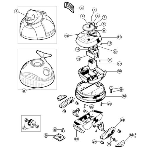 Hayward - Cleaner Parts - Penguin, Scuba Dave & Whale