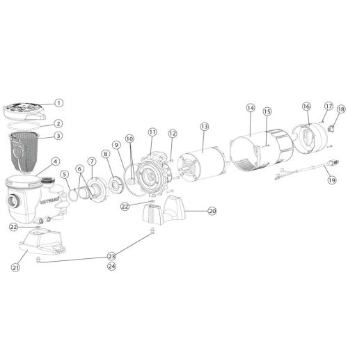 Hayward - Pump Parts - Turbo Flo Ii