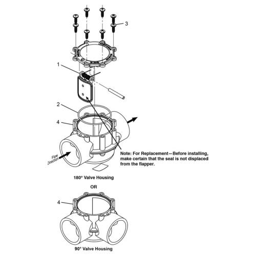 Jandy/Zodiac - Valve Parts - Check Valve (1 1/2"-2"/2-2 1/2")