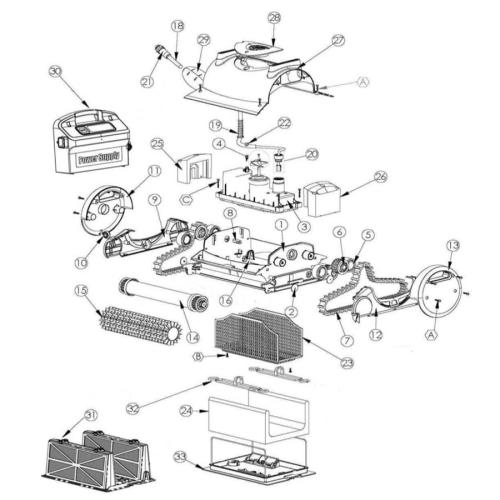 Maytronics - Cleaner Parts - Dolphin Nautilus 