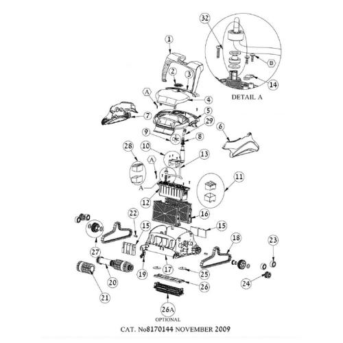 Maytronics - Cleaner Parts - Wave 60