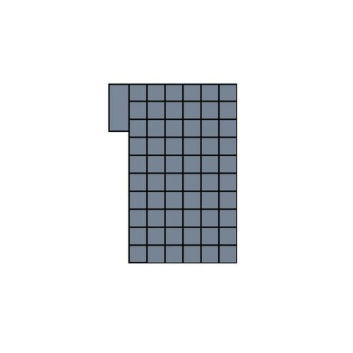 Mesh Safety Cover Rectangle 20' x 40', With 4' Offset Left