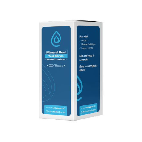 Mineral Pool Chemistry Test Strips Clear Blue