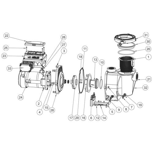 Pentair - Pump Parts - Intelliflo Vf Pump (Discontinued)