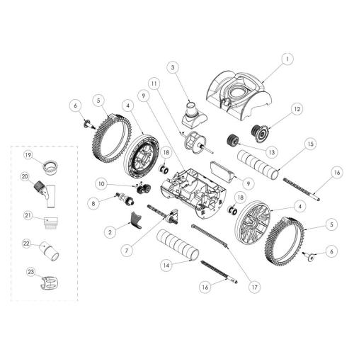 Pentair - Cleaner Parts - Kreepy Krauly Warrior