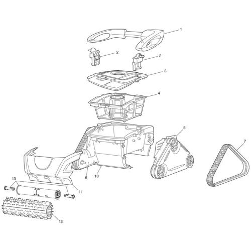 Polaris - Cleaner Parts - P825 Pool Vacuum