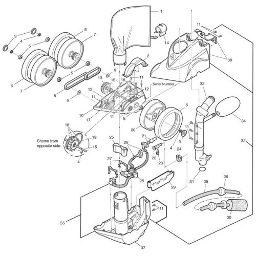 Polaris - Cleaner Parts - Vac Sweep 360 (F1)