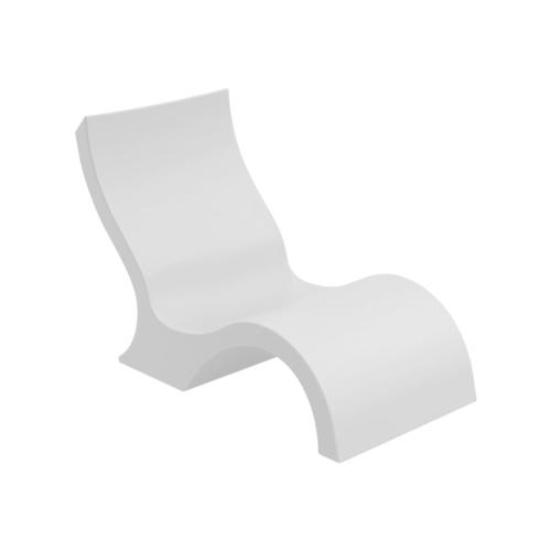 Ledge Lounger Signature Lowback Chair White