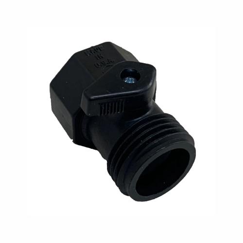 VALVE HOSE SHUTOFF BLACK