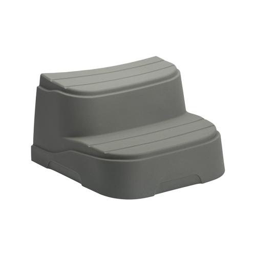 Fantasy Spas Step, Curved Roto Taupe