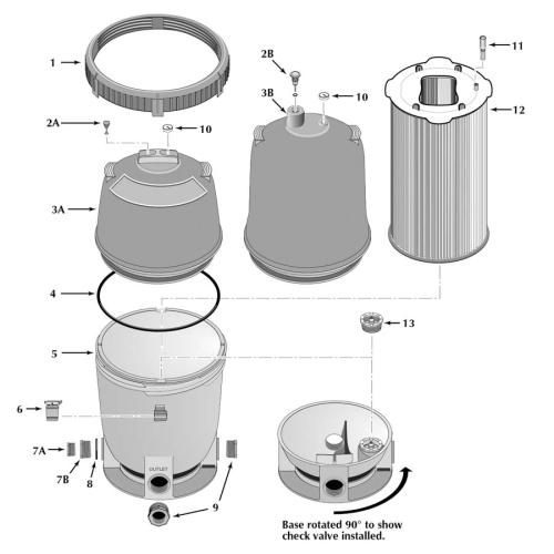 Sta-Rite - Cartridge Filter Parts - System: 2 Modular Media Filter