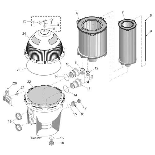 Sta-Rite - Cartridge Filter Parts - System: 3 Modular Media Filter