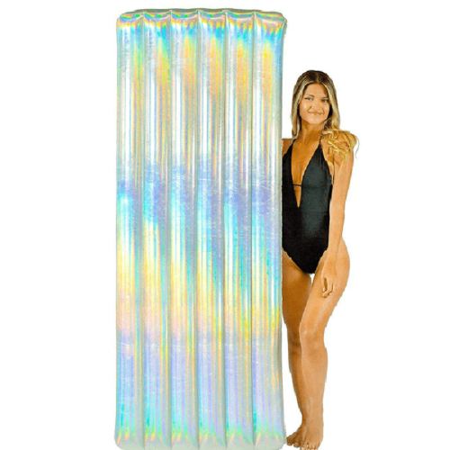 HOLOGRAPHIC DELUXE POOL RAFT - 74 X 30" 
( 6 per case)