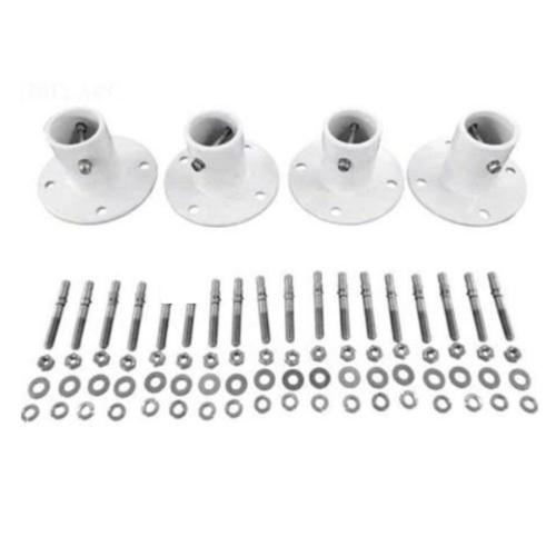 SLIDE DECK ANCHOR FLANGE KIT ALUMINUM