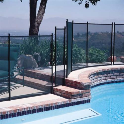 4x12 Protect-A-Pool Black Fence Section