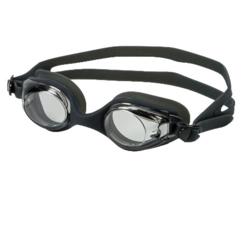 Sandcastle Smoke / Black Swim Goggles