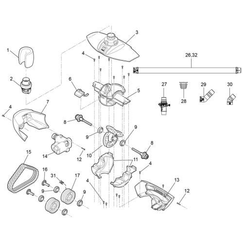 Jandy/Zodiac - Cleaner Parts - Mx8