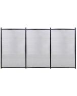 GLI 5'X10' Designer Pool Fence - Black