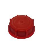 Chlorine Container Replacement Cap with Gasket - Red