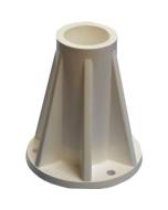 Saftron Surface Mounting White Base, 6"