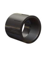 PVC 1.5" Black Coupler (Slip X FIP) 