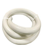 1.5' X 10Ft  Coil Tiger Flex Cream Spa Hose