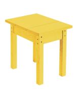 18" X 13" Small Side Table-Yellow