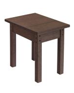 18" X 13" Small Side Table-Chocolate