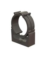 PVC 2" 1-Hole Pipe Hold Down Grey