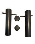 Plastic Stanchion 6" Volleyball Anchors - Set Of 2