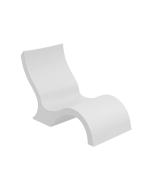 Ledge Lounger Signature Lowback Chair White