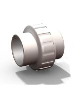 PVC White Union (Slip X Slip) White