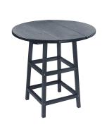 Capterra Adirondack 32 Inch Round Top and Base - Greystone