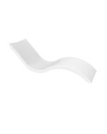 Ledge Lounger Signature Chaise, 0"-9" Water Depth, White